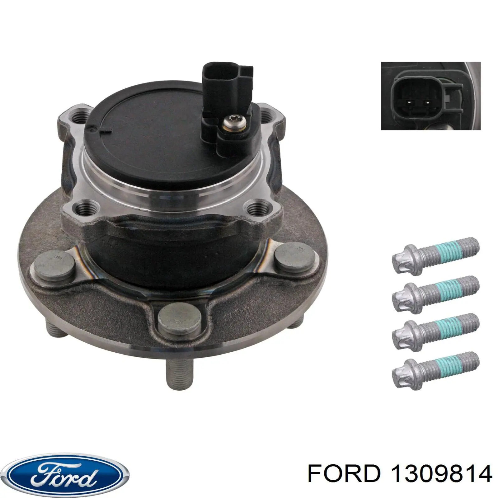 1309814 Ford ступица задняя