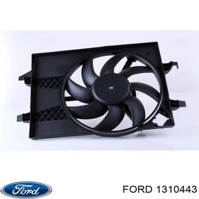 Купить 1387355 Ford Диффузор вентилятора в сборе с мотором и крыльчаткой