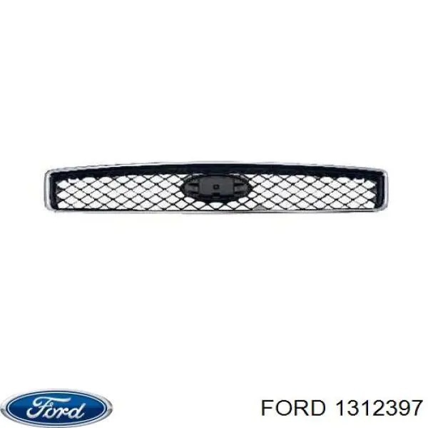 1312397 Ford решетка радиатора