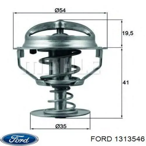 Термостат в корпусе Ford 1313546 цена, от 9.14 USD