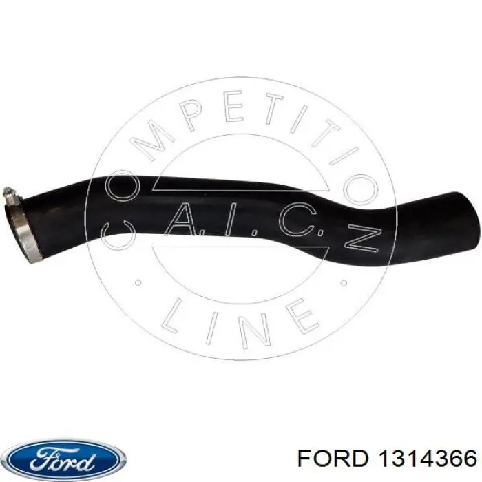 1314366 Ford шланг (патрубок интеркуллера правый)
