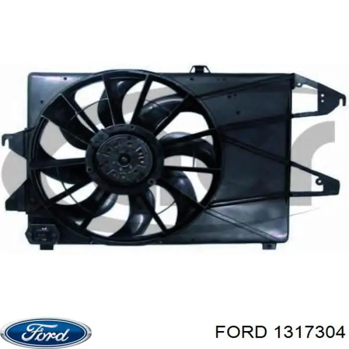 Электровентилятор охлаждения в сборе Ford 1317304 цена, от 124.11 USD