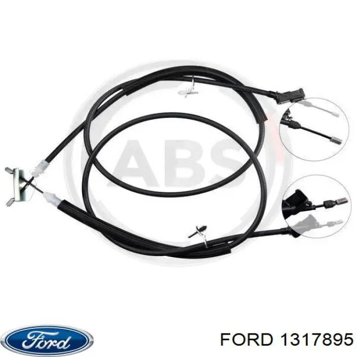 Задний трос ручника Ford 1317895 цена, от 5.82 USD