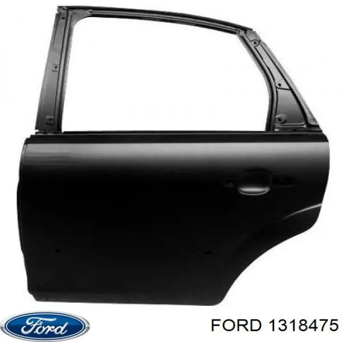 Задняя левая дверь Форд Фокус 2 (Ford Focus)