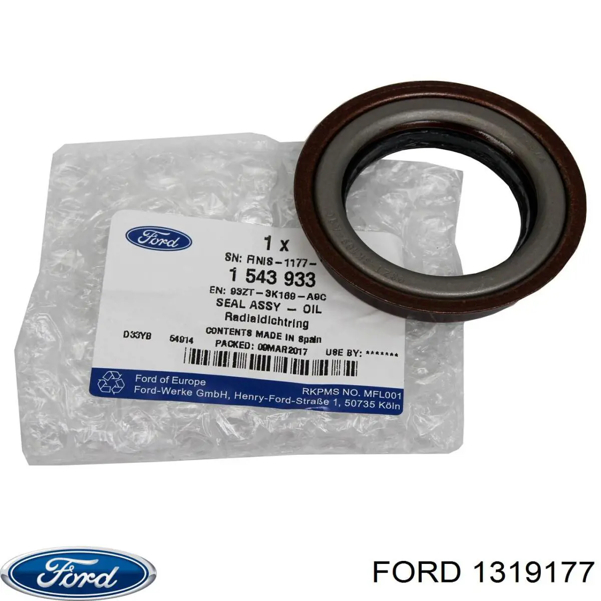 1319177 Ford Прокладка крышки клапана