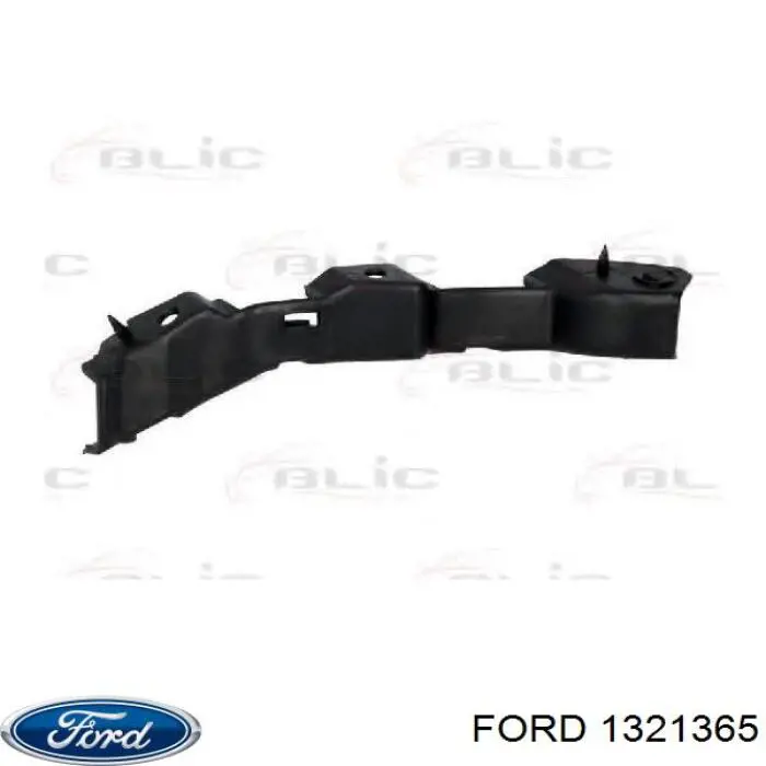 1321365 Ford consola direita do pára-choque traseiro externo
