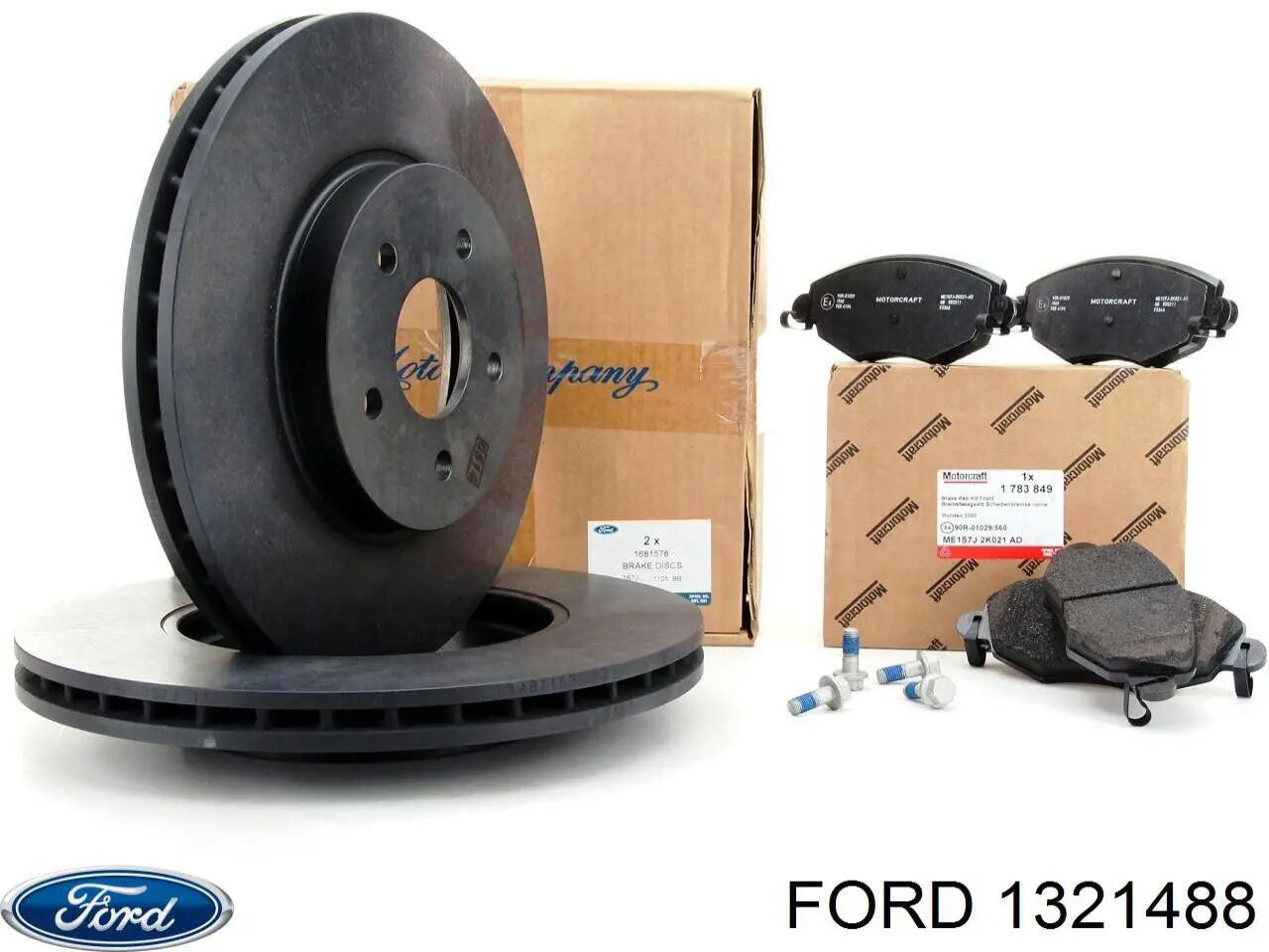 1321488 Ford диск тормозной передний