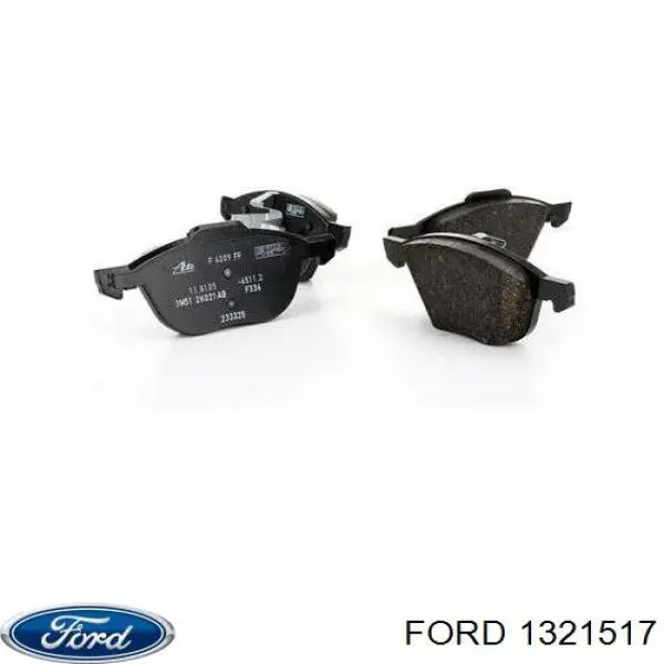 Передние тормозные колодки 1321517 Ford