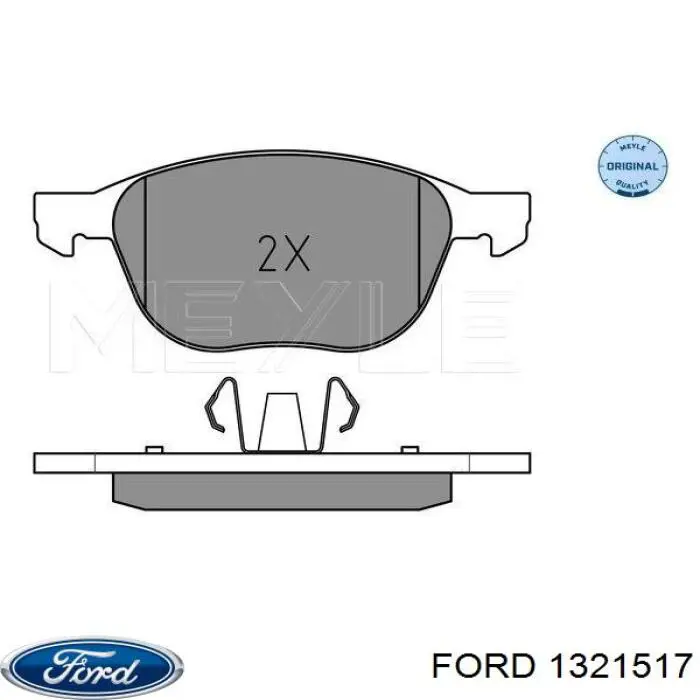 Тормозные колодки Ford 1321517