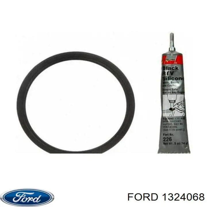 Заглушка (решетка) противотуманных фар бампера переднего правая на Ford Fiesta VAN 