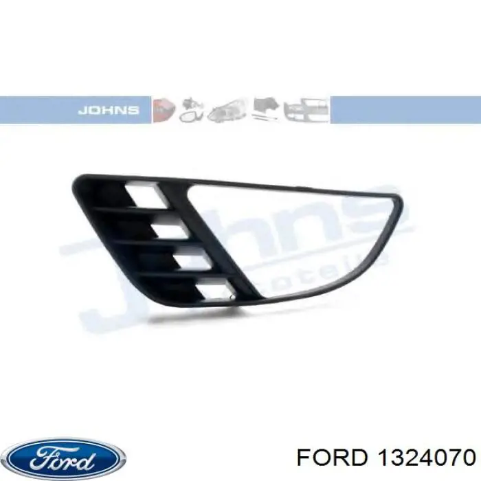 1324070 Ford заглушка (решетка противотуманных фар бампера переднего левая)