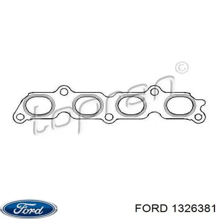 Прокладка коллектора выпускного Ford 1326381 цена, от 6.93 USD