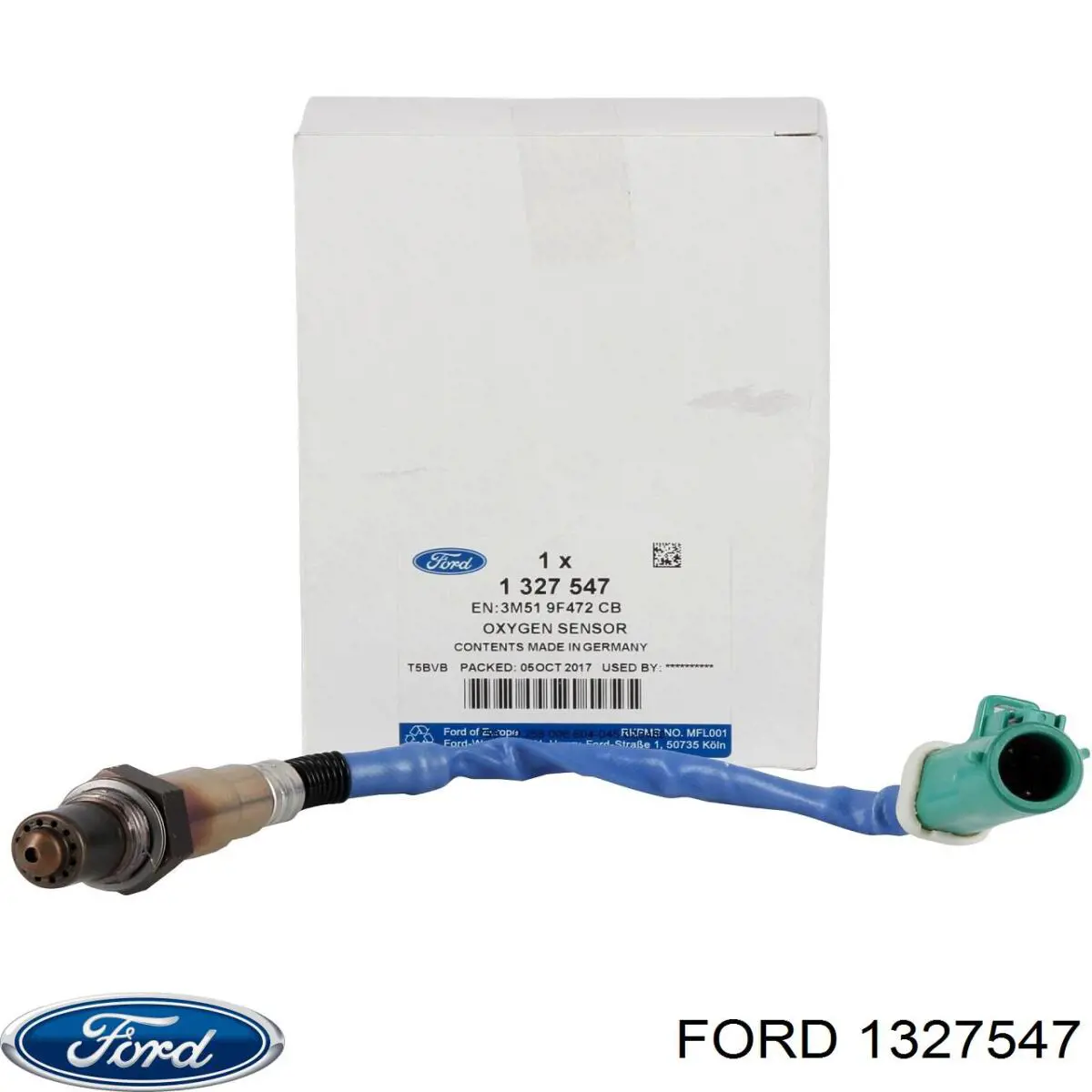 Лямбда-зонд, датчик кислорода до катализатора левый Ford 1327547