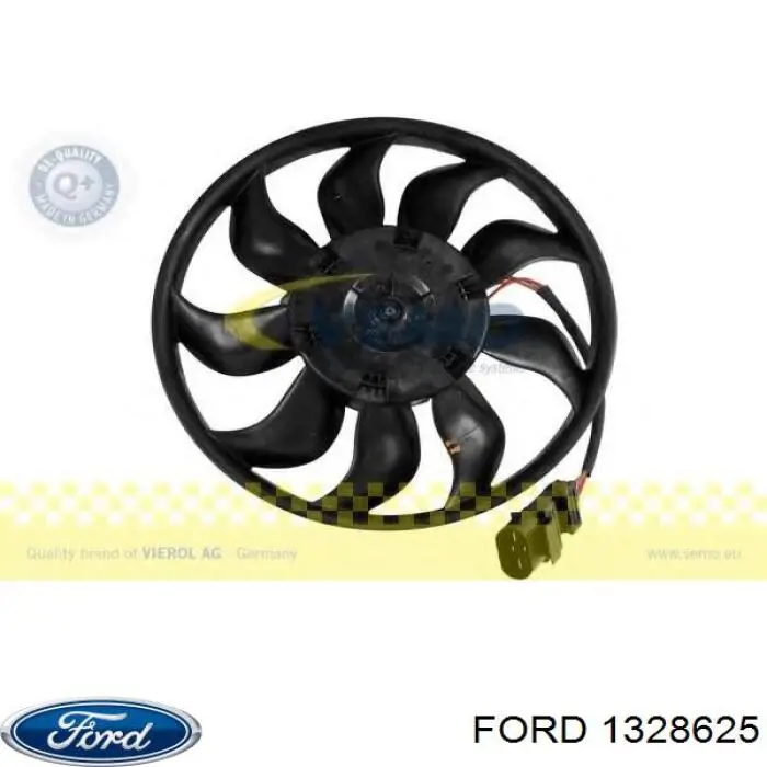 1328624 Ford электровентилятор охлаждения в сборе (мотор+крыльчатка)