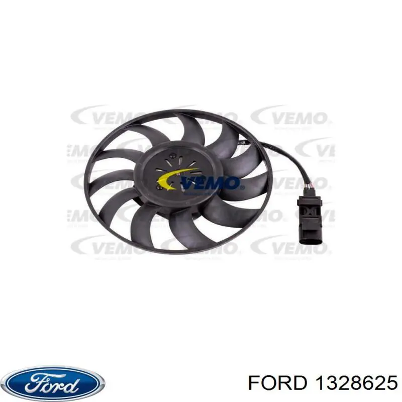 Электровентилятор охлаждения в сборе Ford 1328624 цена, от 773.25 USD