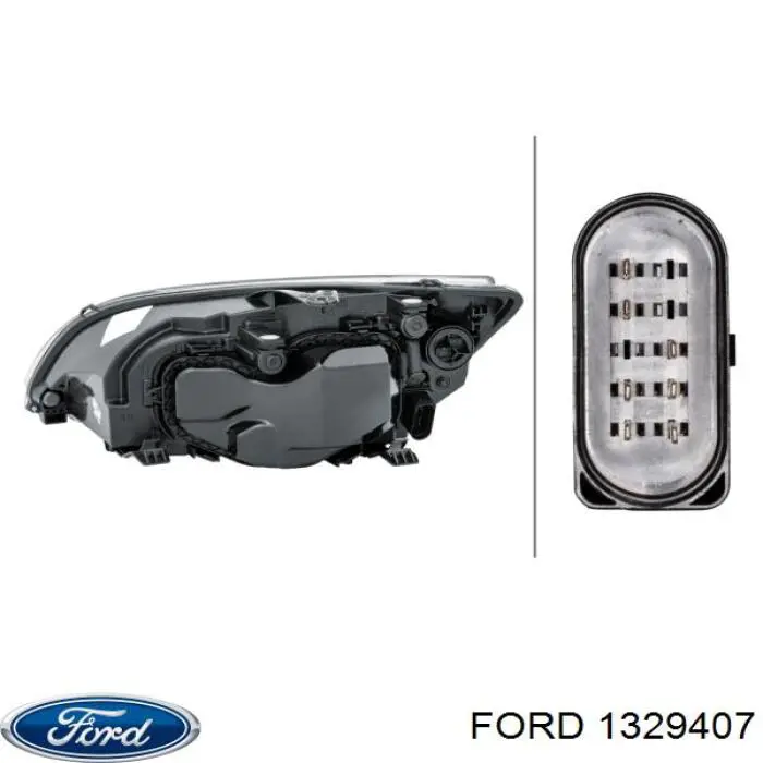 Купить 1456965 Ford Фара основная правая