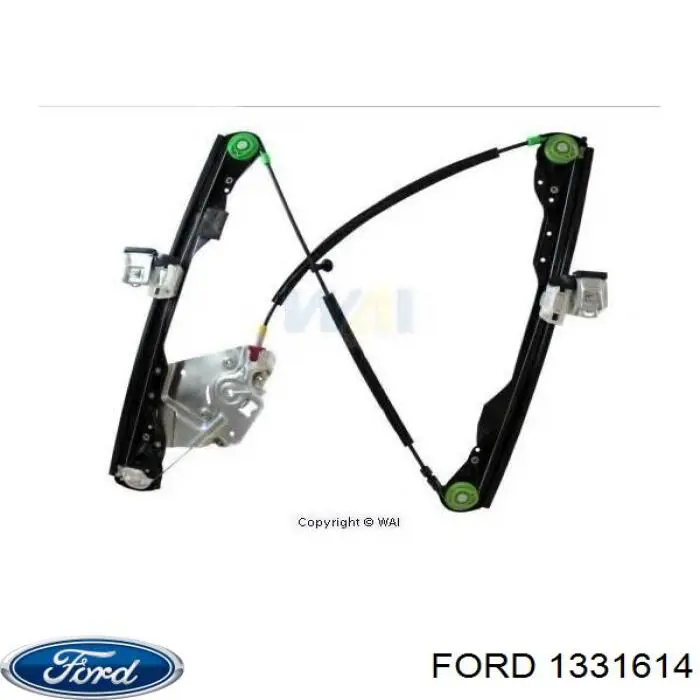 Механизм стеклоподъемника водительской двери Ford 1331614 цена, от 53.21 USD