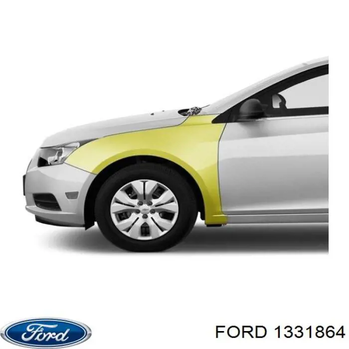 Крыло переднее левое 1331864 Ford