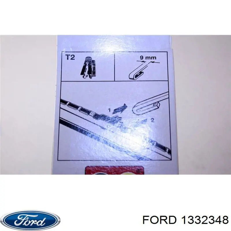 Щетка-дворник лобового стекла пассажирская Ford 1332348