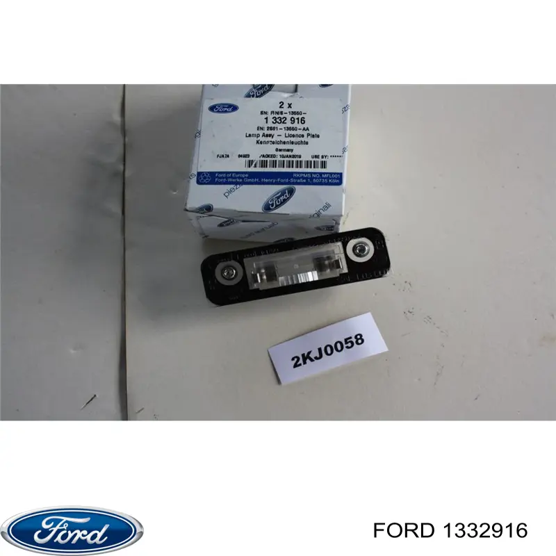 Купить 1332916 Ford Фонарь подсветки номерного знака