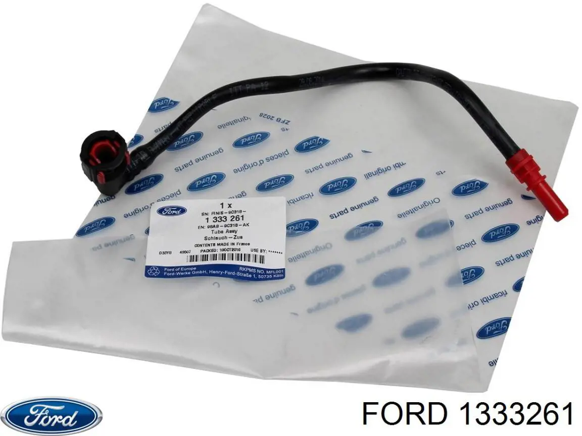 Купить 1333261 Ford Трубка топливная обратная от фильтра к баку