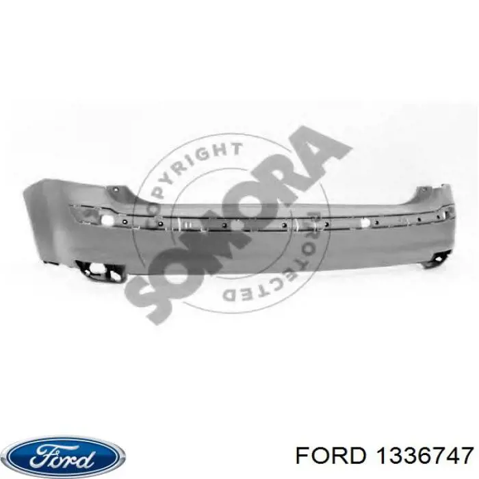 Купить 1336747 Ford Задний бампер
