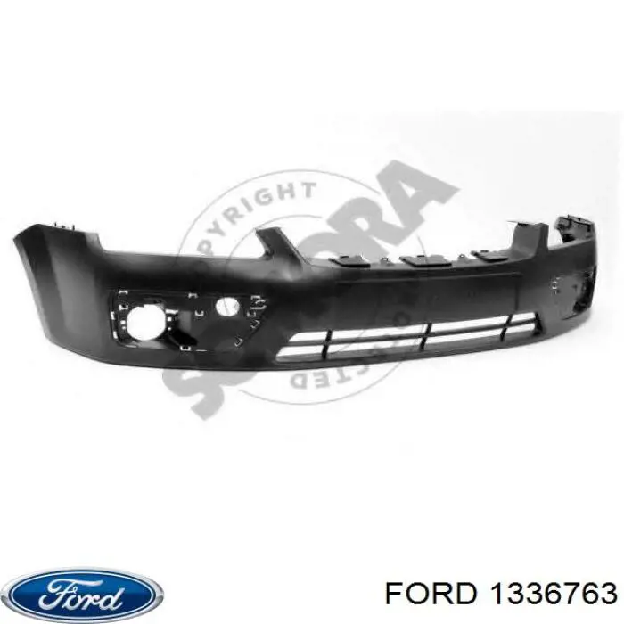  Передний бампер Ford Focus 2