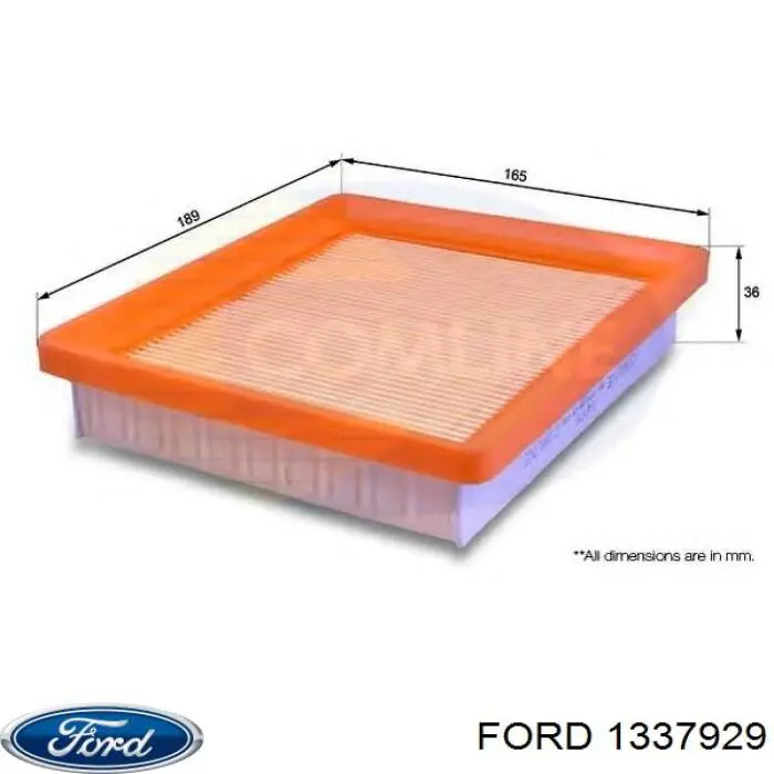 Элемент воздушного фильтра Ford 1337929 цена, от 16.93 USD