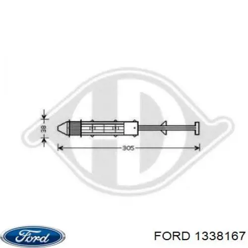 1338167 Ford ресивер-осушитель кондиционера