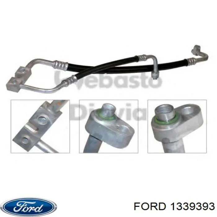 Шланг кондиционера, от компрессора к радиатору Ford 1339393 цена, от 26.54 USD