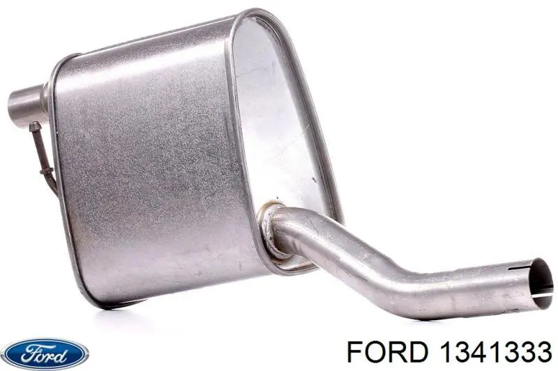 Глушитель, задняя часть Ford 1341333