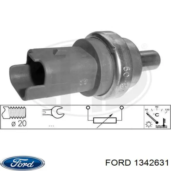 Датчик указателя температуры охлаждающей жидкости Ford 1342631 цена, от 5.36 USD