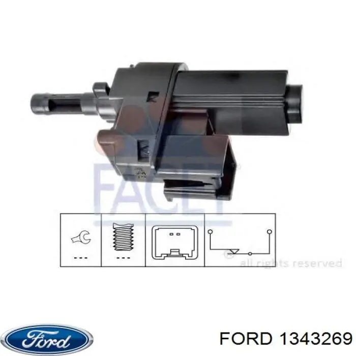 Датчик включения сцепления 1343269 Ford