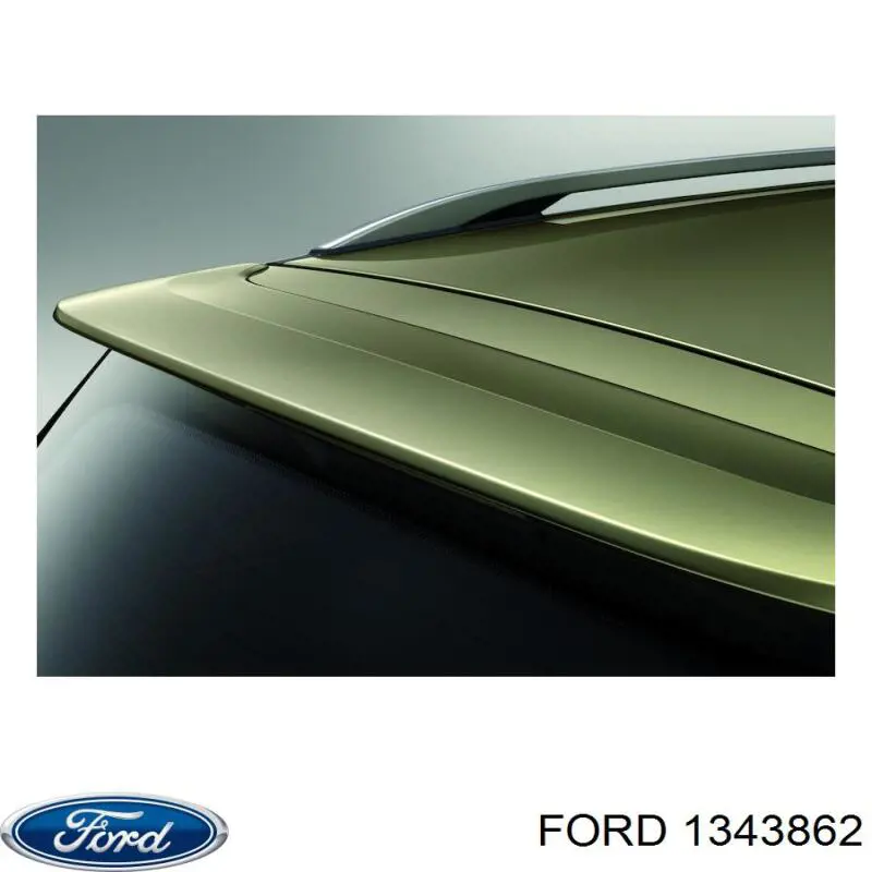 1343862 Ford Губа переднего бампера