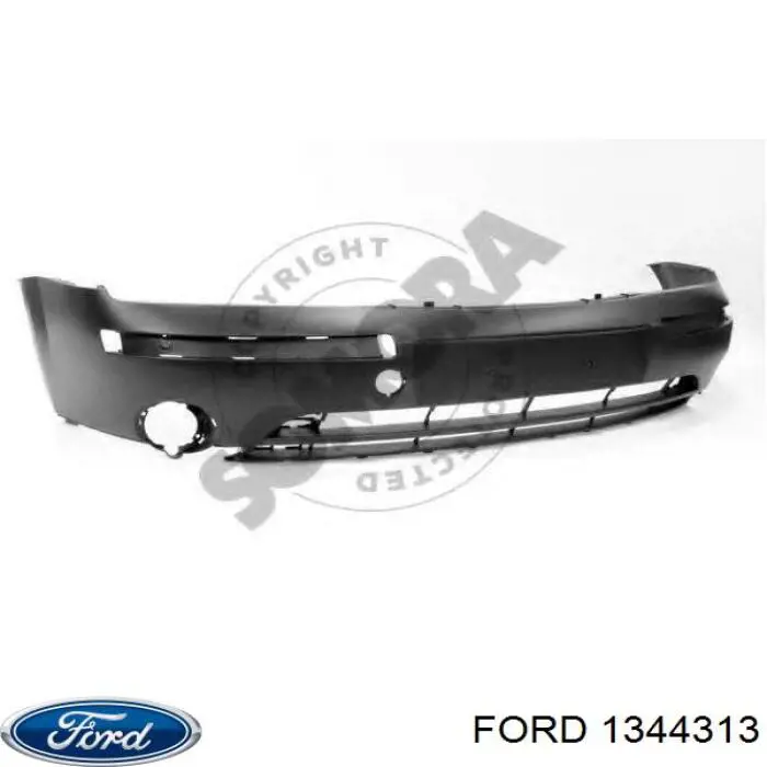 Купить 1344313 Ford Буфер (бампер) передний