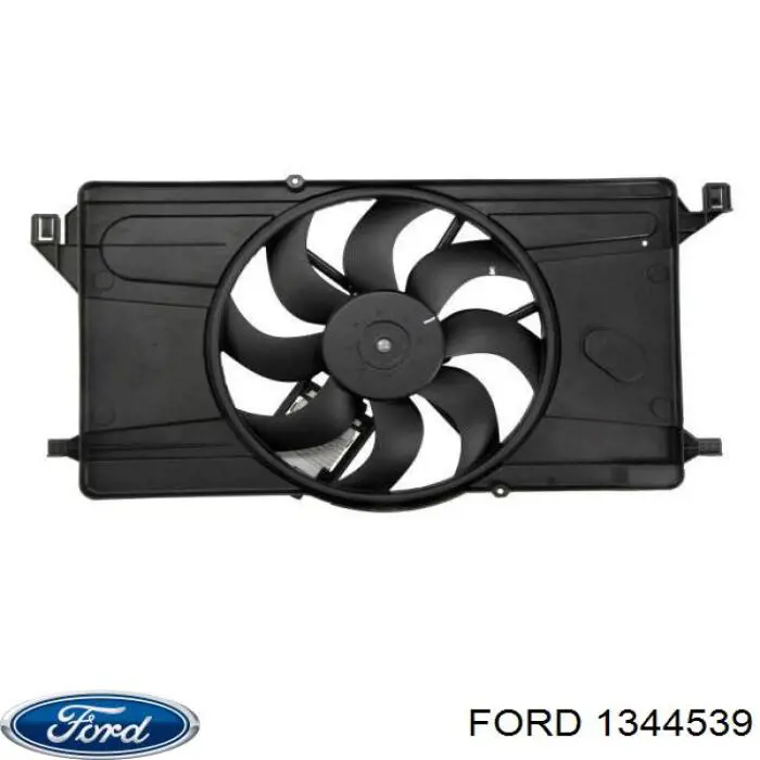 Диффузор радиатора охлаждения в сборе с мотором и крыльчаткой Ford 1344539 цена, от 76.01 USD