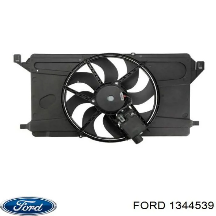 Диффузор вентилятора в сборе с мотором и крыльчаткой 1344539 Ford