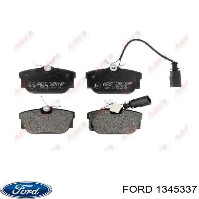 Купить 1345337 Ford Колодки тормозные задние, дисковые
