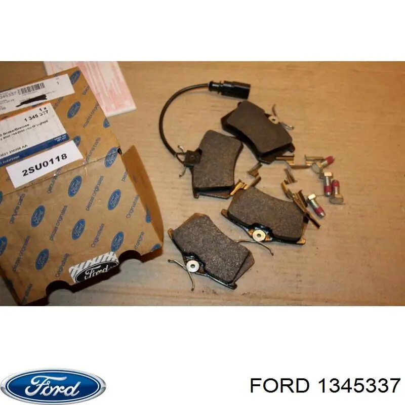 1345337 Ford колодки тормозные задние дисковые