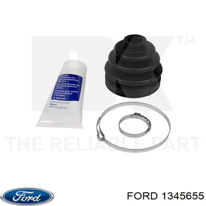 1345655 Ford пыльник шруса передней полуоси внутренний