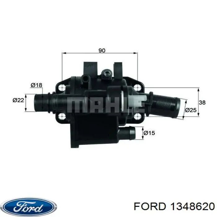 Купить 1348620 Ford Автомобильный термостат