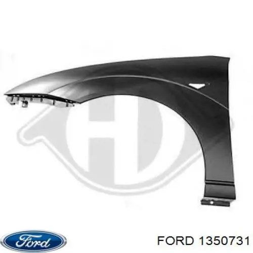 Боковая часть передняя правая Ford 1350731 цена, от 31.67 USD