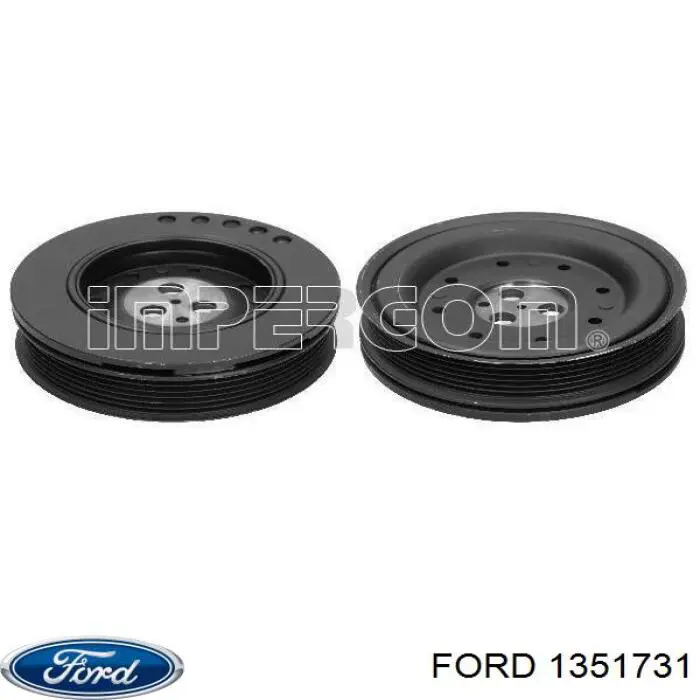 Шкив коленвала (демпфер) Ford 1351731 цена, от 60.03 USD