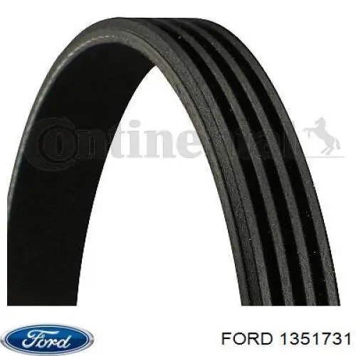 Купить 1351731 Ford Шкив-демпфер коленвала