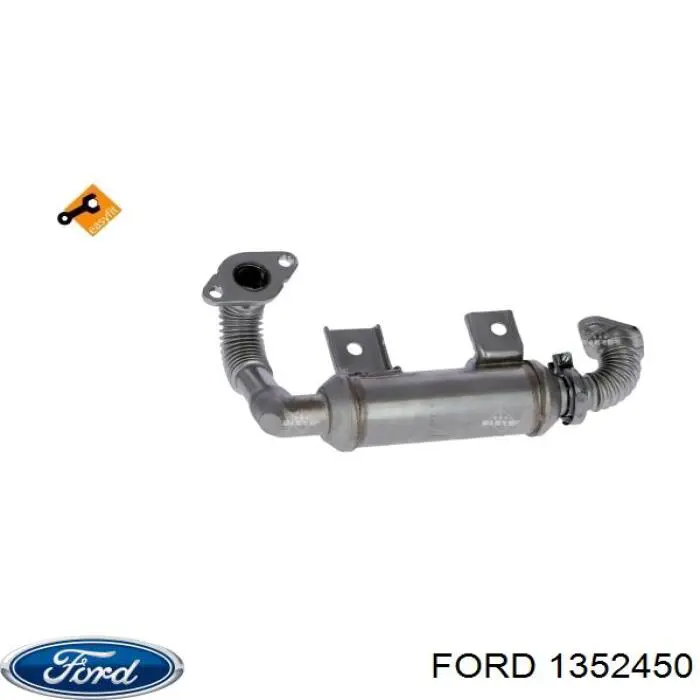 Радиатор системы рециркуляции ОГ Ford 1354769