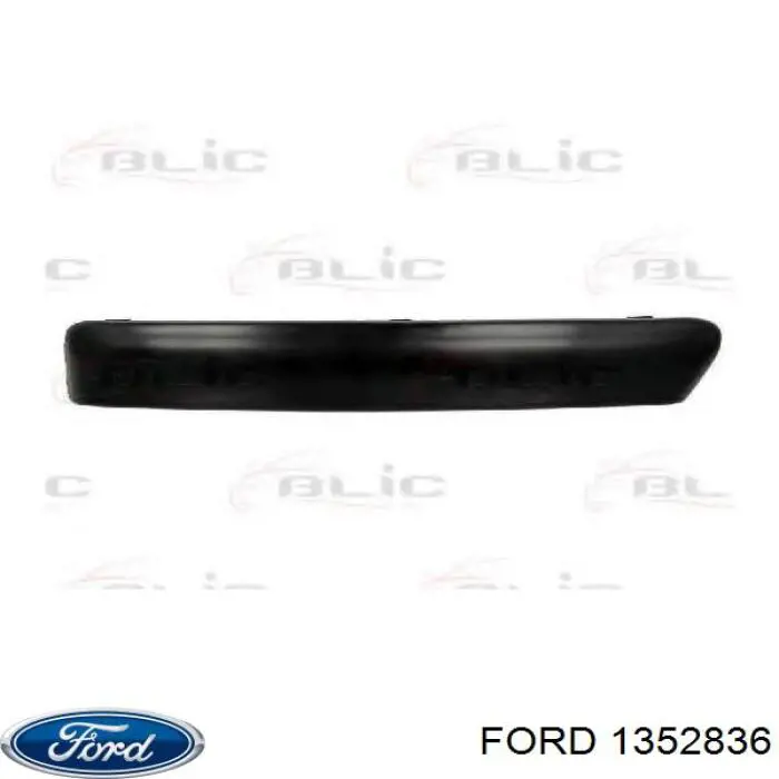 Moldura esquerda de grelha do pára-choque dianteiro para Ford Focus (DA)