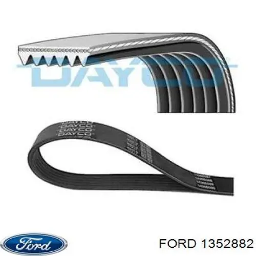Прокладка шланга отвода масла от турбины Ford 1352882
