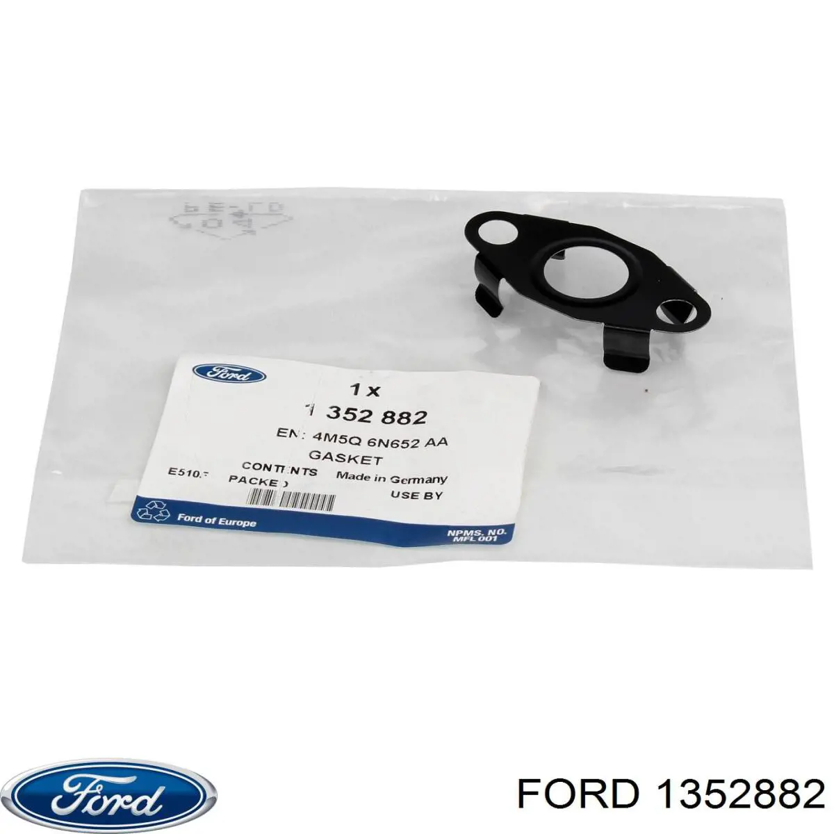 1352882 Ford прокладка шланга отвода масла от турбины