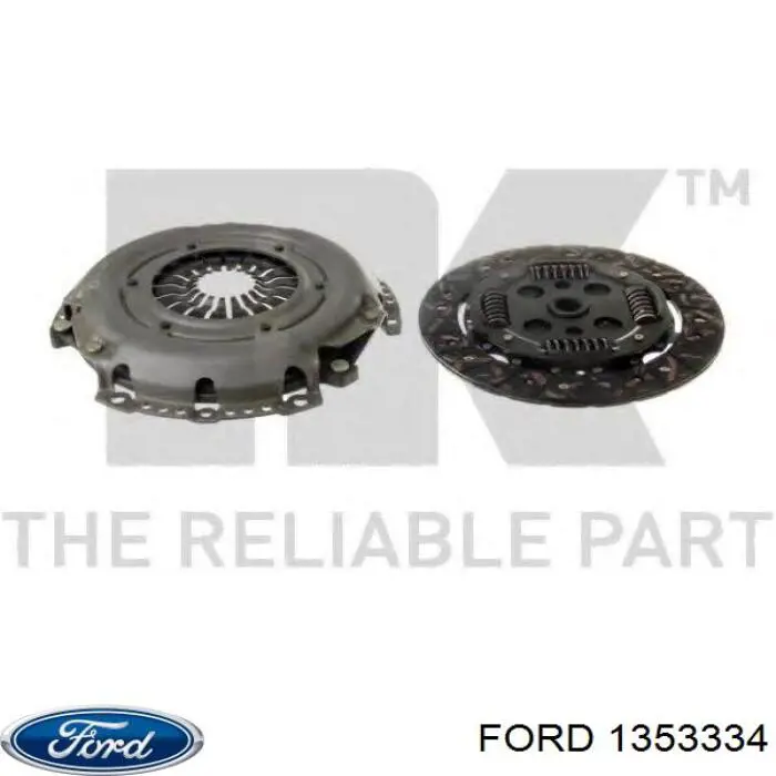 1353334 Ford kit de embraiagem (3 peças)