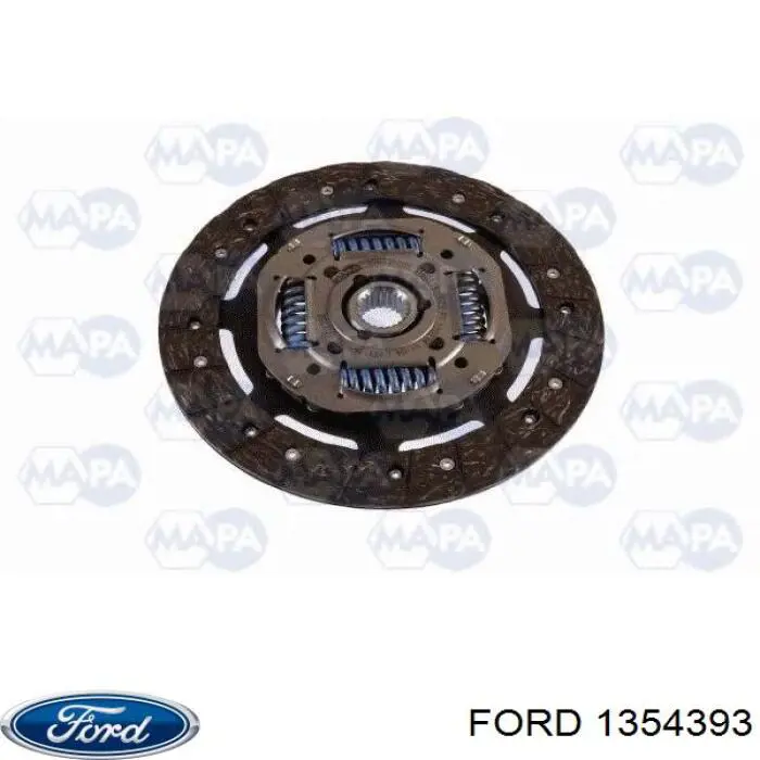 Купить 1354393 Ford Комплект сцепления (диск, корзина, подшипник)
